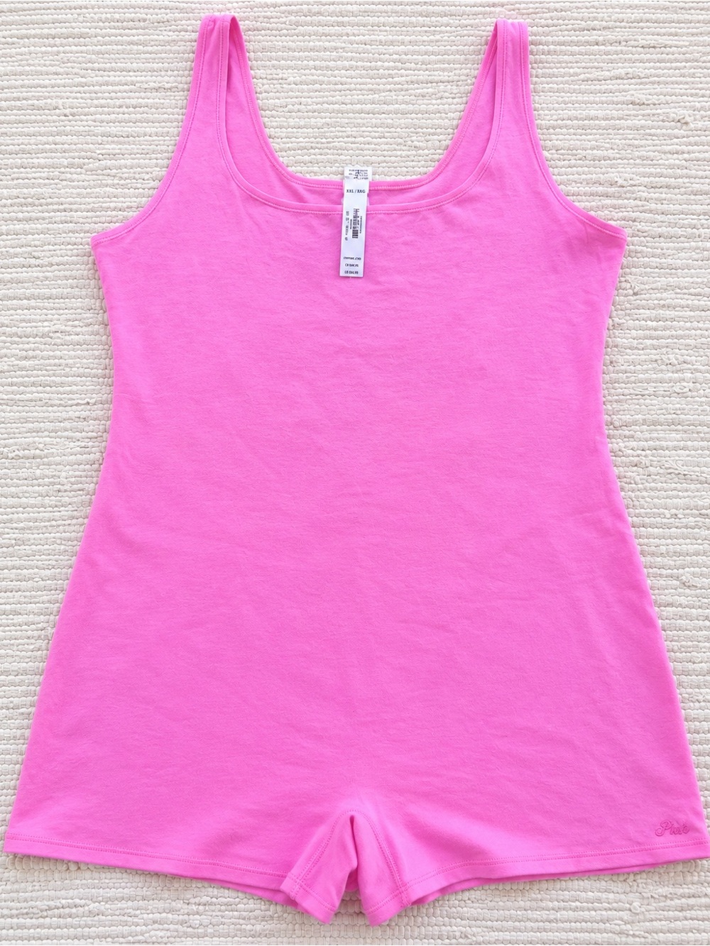 PINK Victoria’s Secret Pink Lounge Romper XXL NWT Soft Cotton Bodysuit